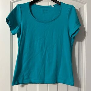 Chicos teal tee - 2
